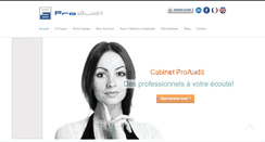 Desktop Screenshot of proaudit-expertise.com